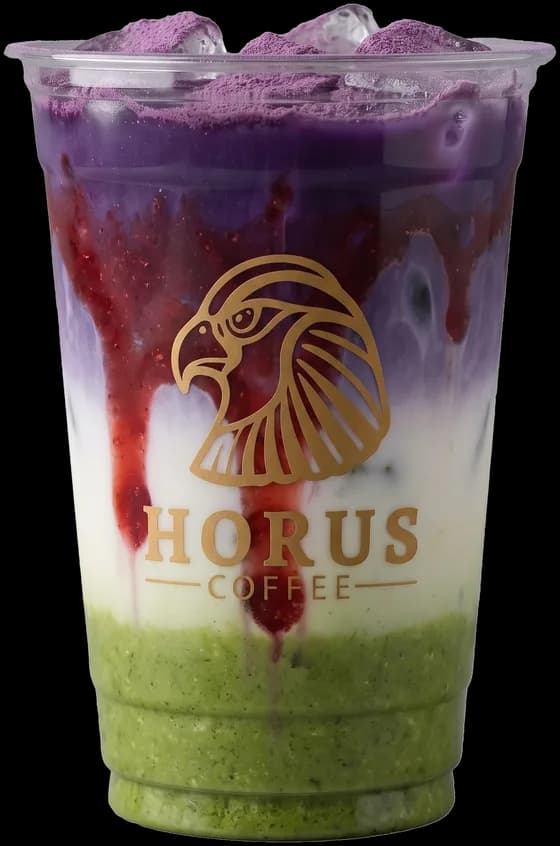 Ube Matcha Latte